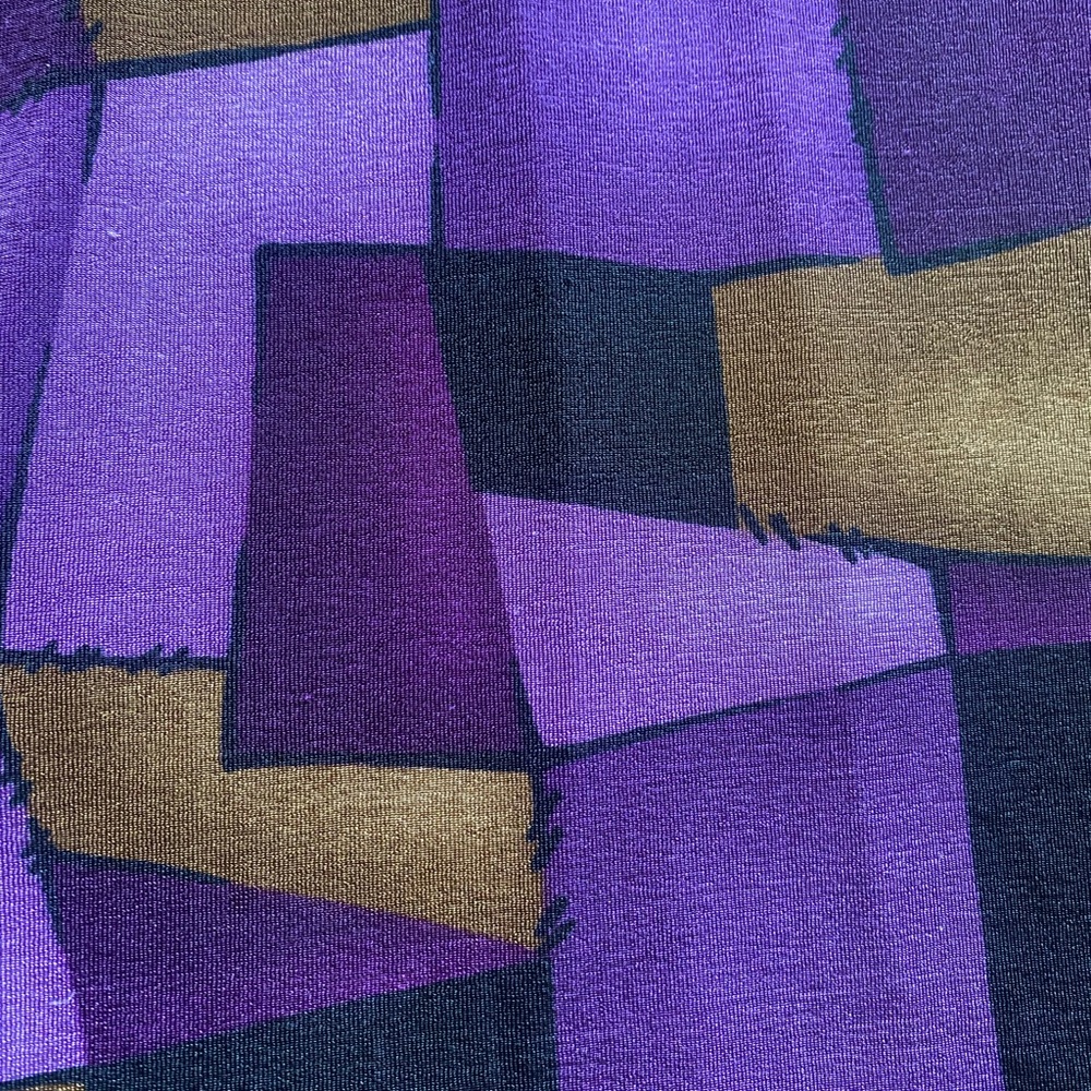 💜🖤 VINTAGE PURPLE PATTERN COLOR BLOCK TANK 🖤💜 - Picture 2 of 3